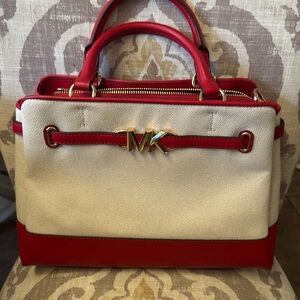 Michael Kors Reed belted satchel large